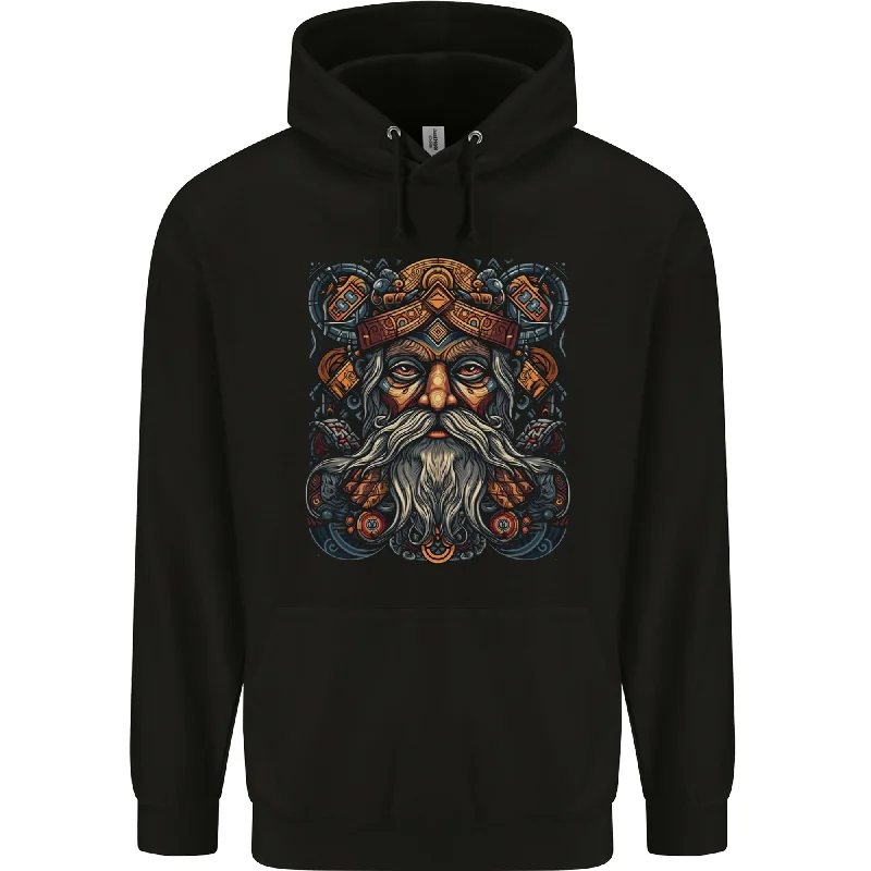 Price Blitz Tribal Viking Pagan Odin Warrior Mens 80% Cotton Hoodie