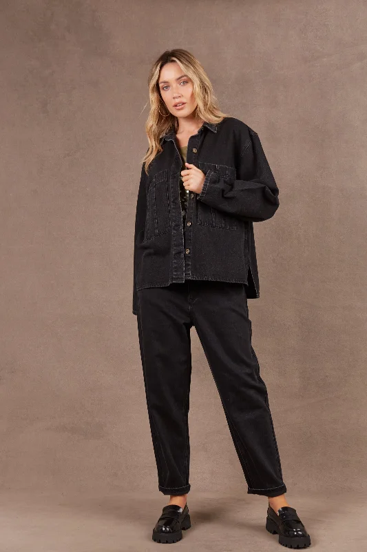 Online Specials META DENIM JACKET CARBON
