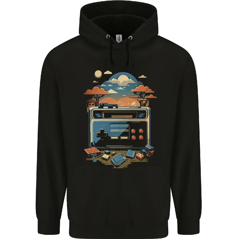 Price Drop Retro Gaming Graphics Video Games Gamer Mens 80% Cotton Hoodie