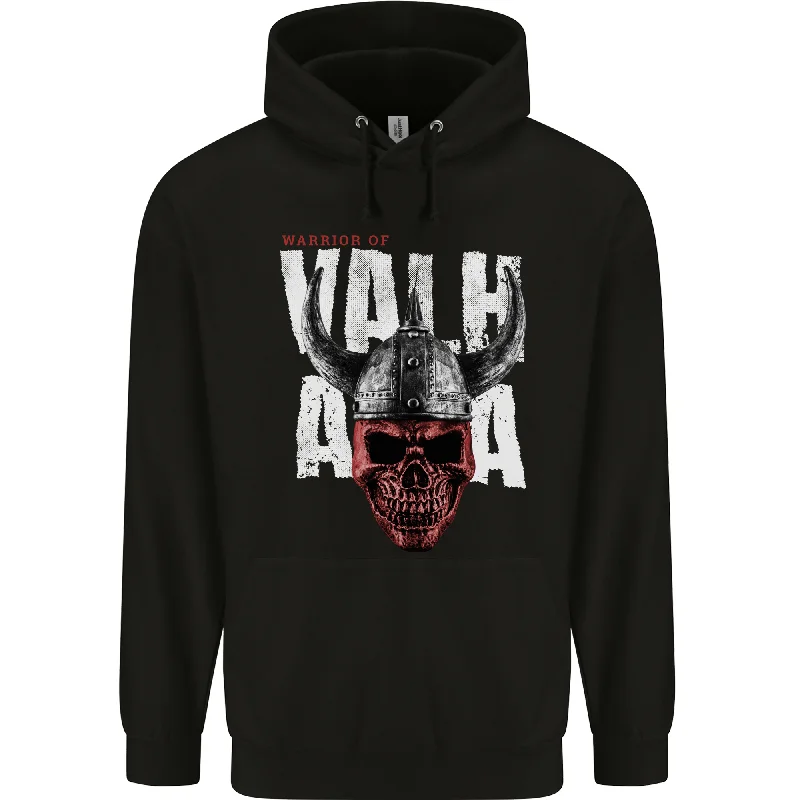 Big Discounts Viking Warrior Skull Valhalla Mens 80% Cotton Hoodie