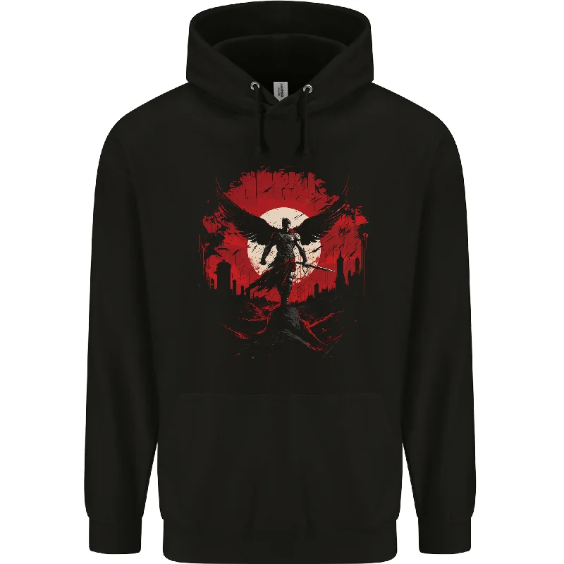 Price Slash Victorious St Michael Archangel Warrior MMA Mens 80% Cotton Hoodie