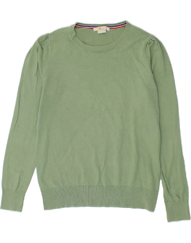 Mega Sale BODEN Womens Boat Neck Jumper Sweater UK 12 Medium Green Cotton