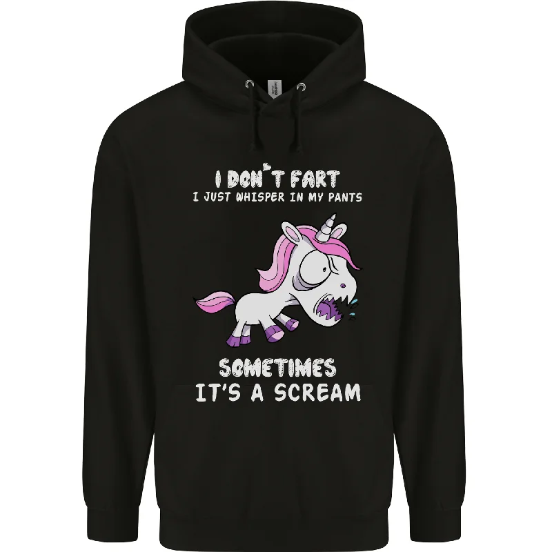 Daily Specials Unicorn I Dont Fart Funny Farting Farter Mens 80% Cotton Hoodie