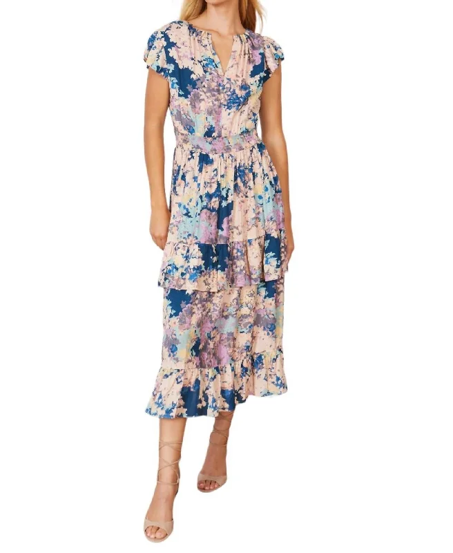 Take Advantage Willow Dress In Lilac Fields