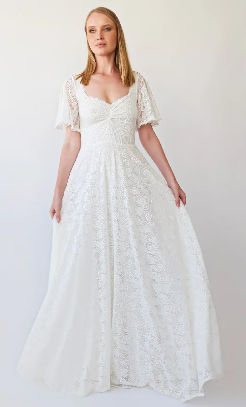 Referral Discount Ivory Sweetheart Dress #1396