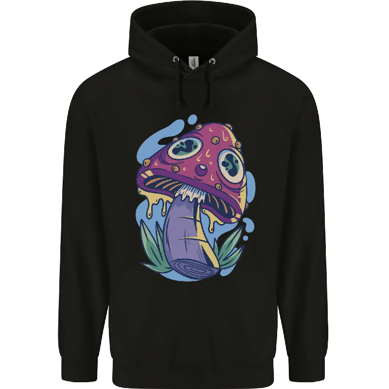Mega Deal Trippy Magic Mushroom LSD Mens 80% Cotton Hoodie