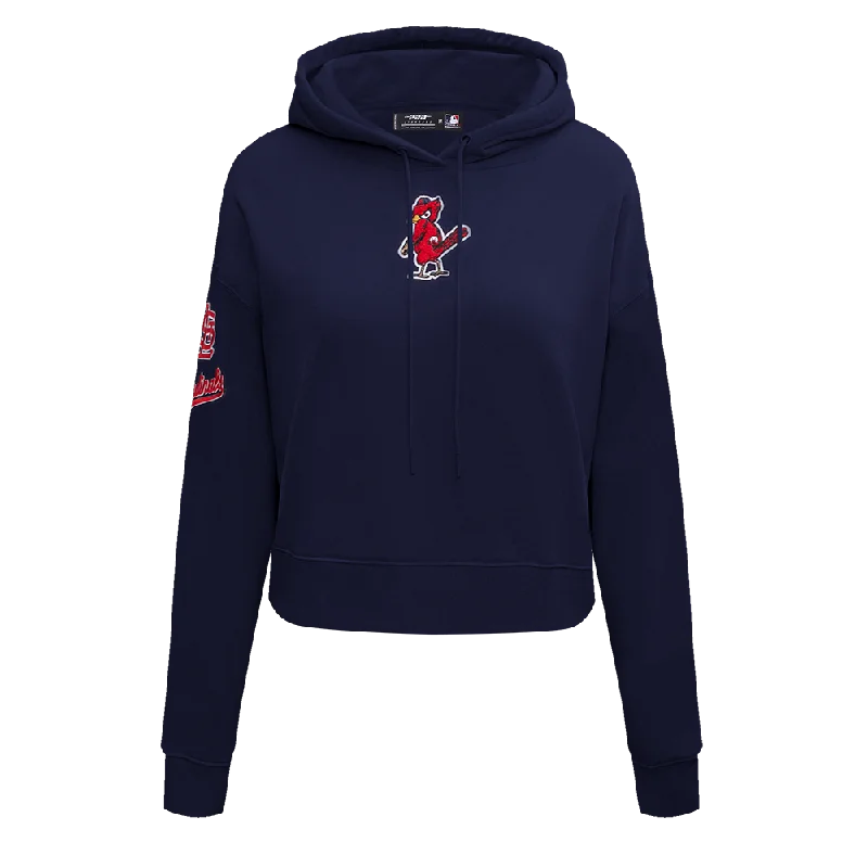 Huge Discounts SUDADERA CON GORRO MLB ST. LOUIS CARDINALS CLASSIC ESSENTIALS PARA MUJER