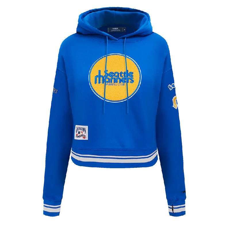 Get It Before It’s Gone SUDADERA CON GORRO MLB SEATTLE MARINERS RETRO CLASSICS PARA MUJER