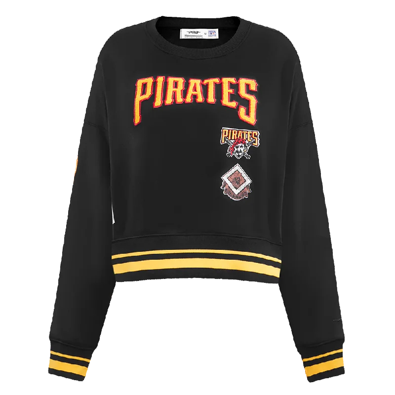 Clearance Items SUDADERA DE CUELLO REDONDO MLB PITTSBURGH PIRATES RETRO CLASSICS PARA MUJER Clearance Items SUDADERA DE CUELLO REDONDO MLB PITTSBURGH PIRATES RETRO CLASSICS PARA MUJER