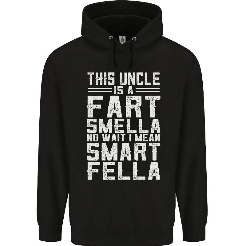 Unmissable Offer Uncle Is a Fart Smella Funny Fathers Day Mens 80% Cotton Hoodie