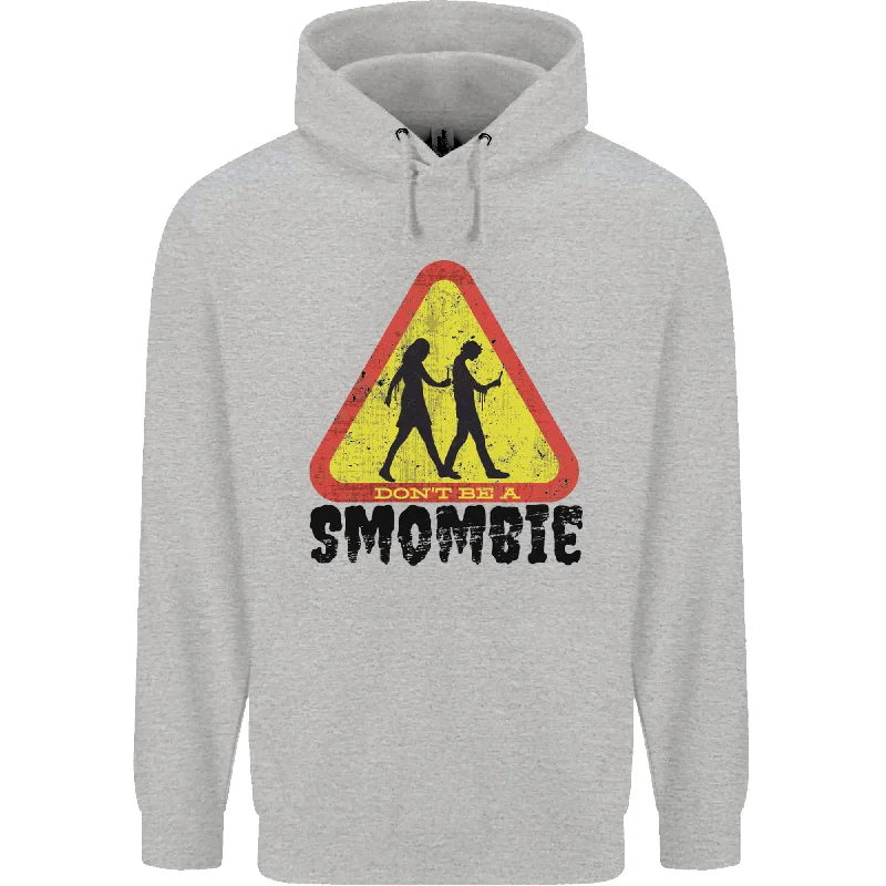 Great Deals Smombie Antisocial Phone Smartphone Addict Mens 80% Cotton Hoodie