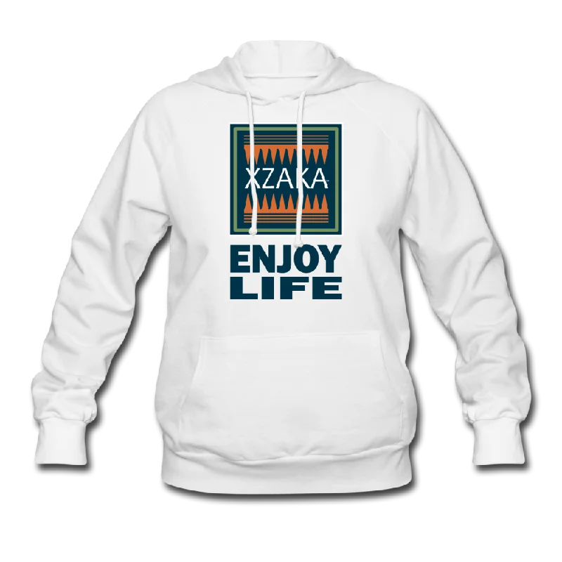 Bargain Prices XZAKA Women " Enjoy Life" Motivational Hoodie - W1283
