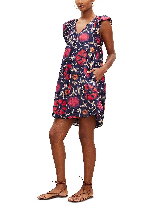 Deep Discounts Jenna Womens Printed Short Mini Dress