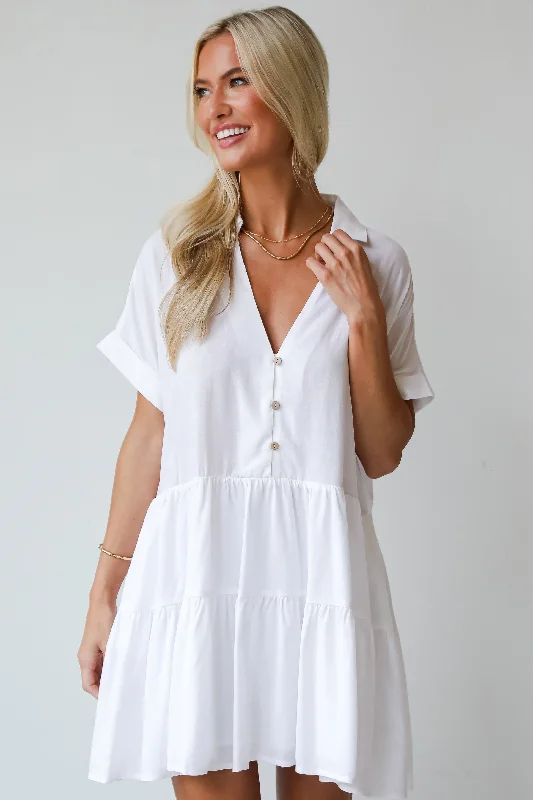 Stock Clearance FINAL SALE - Easily Irresistible Tiered Mini Dress