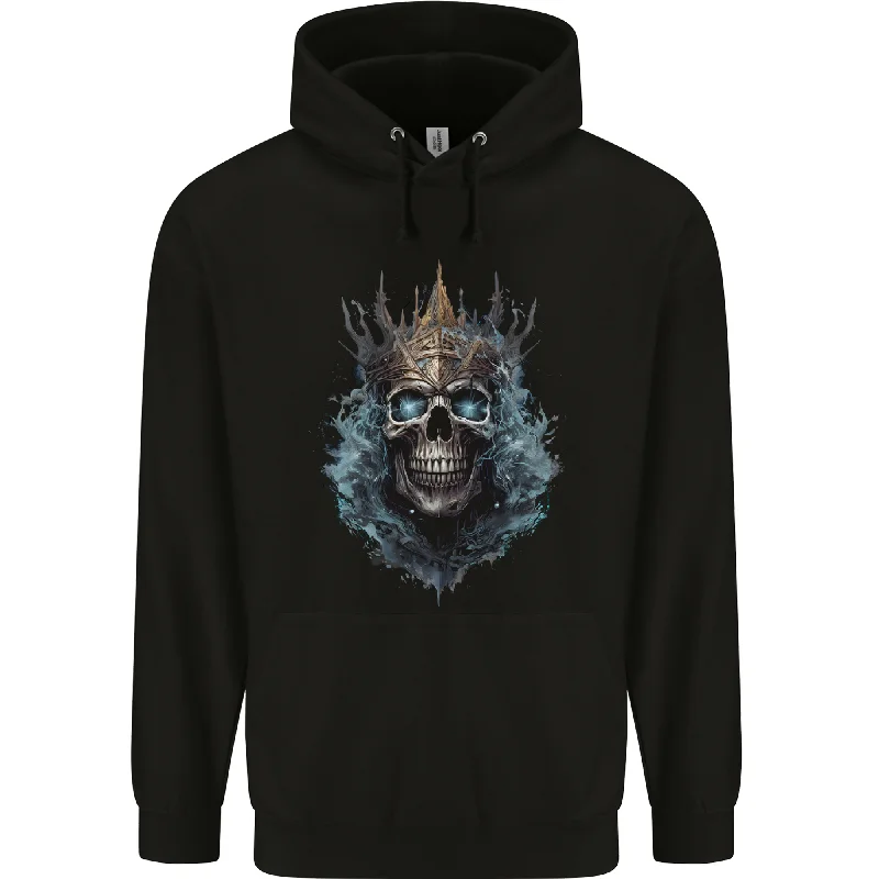 Super Deal Skull King Mens 80% Cotton Hoodie