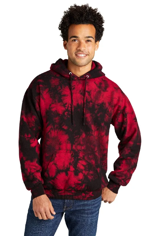 Huge Discounts Port & Company Crystal Tie-Dye Pullover Hoodie PC144