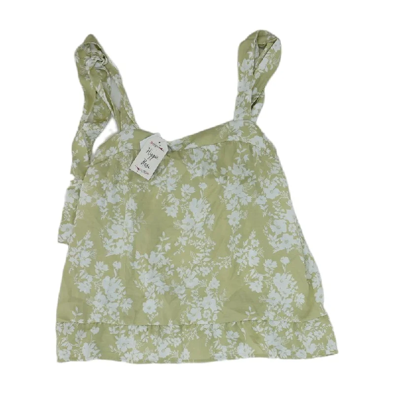 Closeout Green Misc Sleeveless Blouse