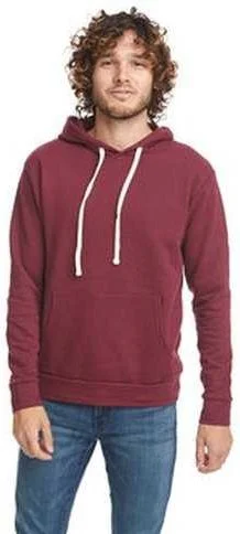 Deal Dash Next Level 9303 Unisex Santa Cruz Pullover Hooded Sweatshirt - Maroon