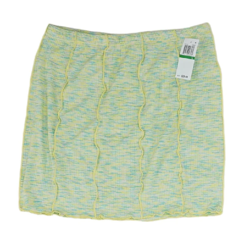 Mega Sale Green Misc Mini Skirt