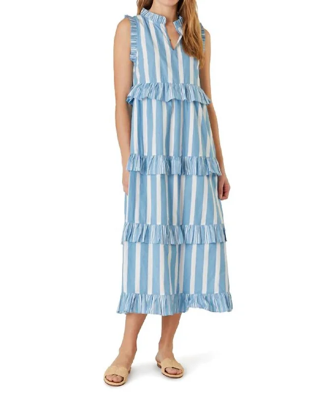 Final Clearance Julia Dress In Island Stripes