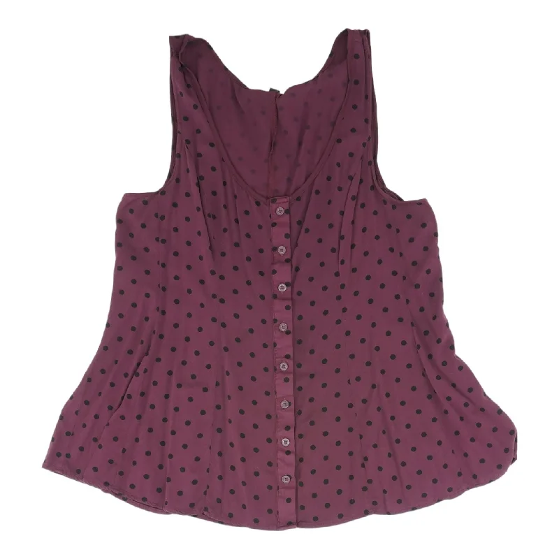 Time-Limited Offer Purple Polka Dot Active Tank