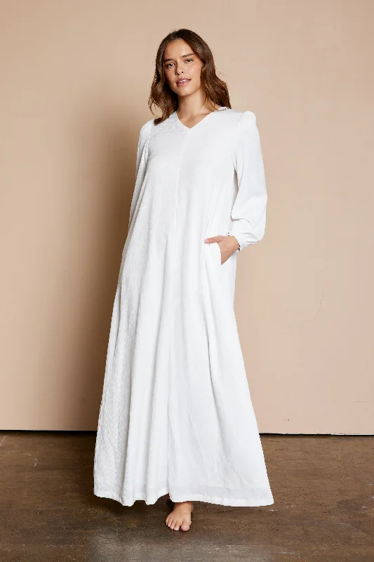 Reduced Prices Mallory White Temple Dress/ Simple Wedding Dress