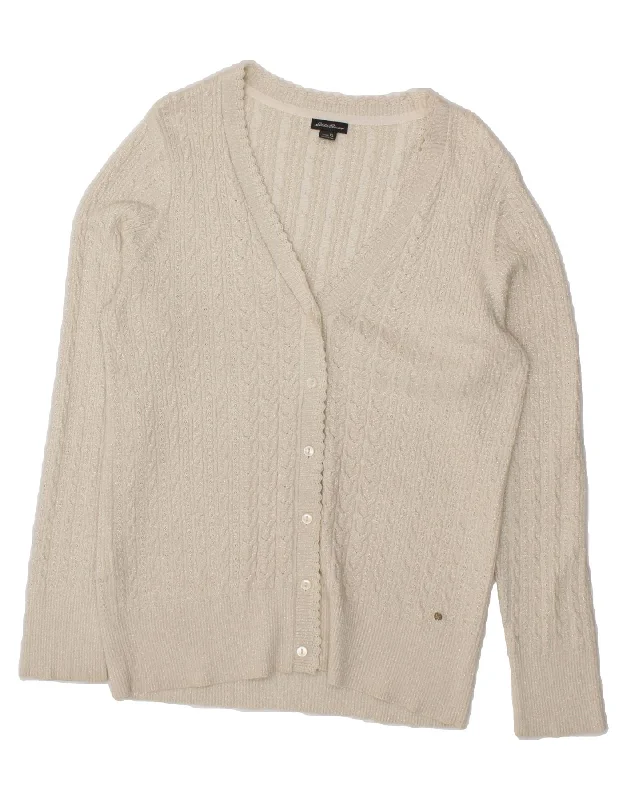 Markdowns EDDIE BAUER Womens Cardigan Sweater UK 18 XL Beige