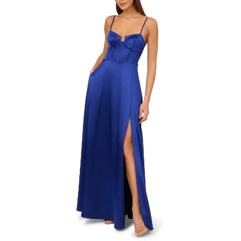 Exclusive Savings Womens Satin Formal Evening Dress
