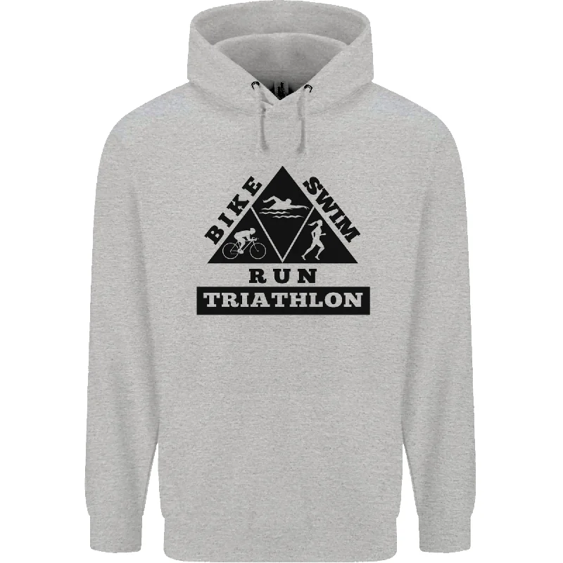 Exclusive Preview Triathlon Triangle Running Swimming Cycling Mens 80% Cotton Hoodie