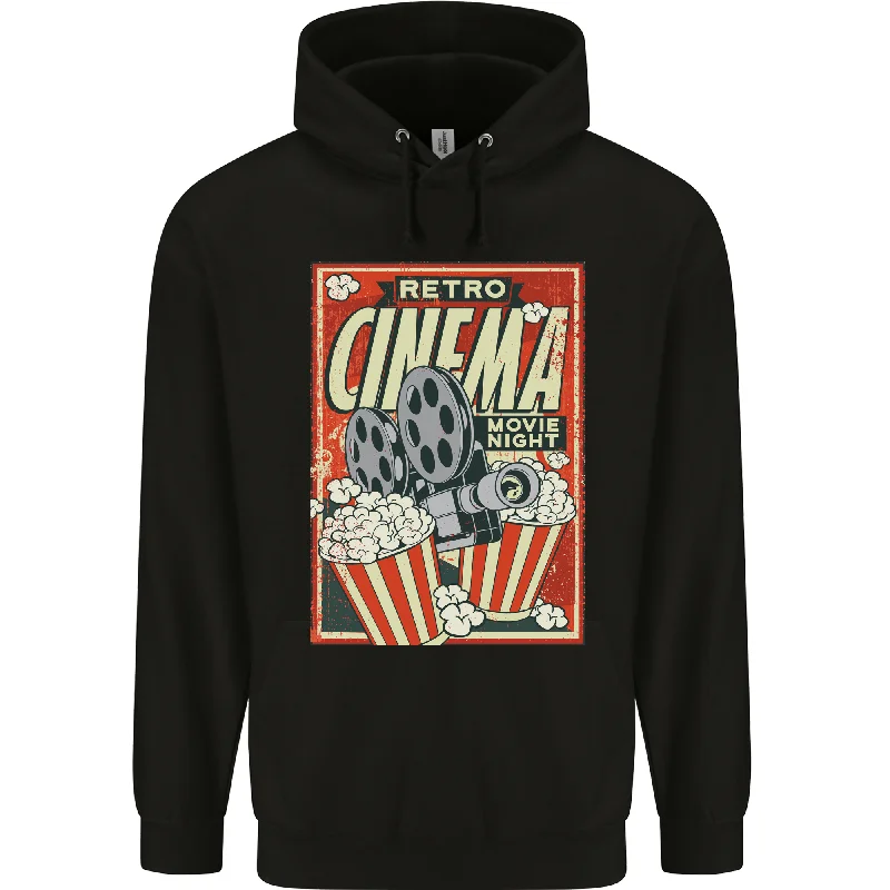 Exclusive Online Offer Retro Cinema Movie Night Films & TV Mens 80% Cotton Hoodie