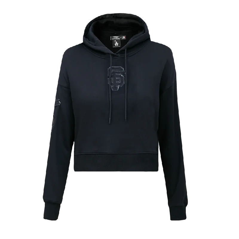 Amazing Deals SUDADERA CON GORRO MLB SAN FRANCISCO GIANTS CLASSIC 3BK PARA MUJER