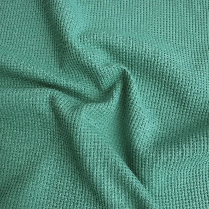 Crazy Deals Organic Cotton Mini Waffle Jersey - Old Green