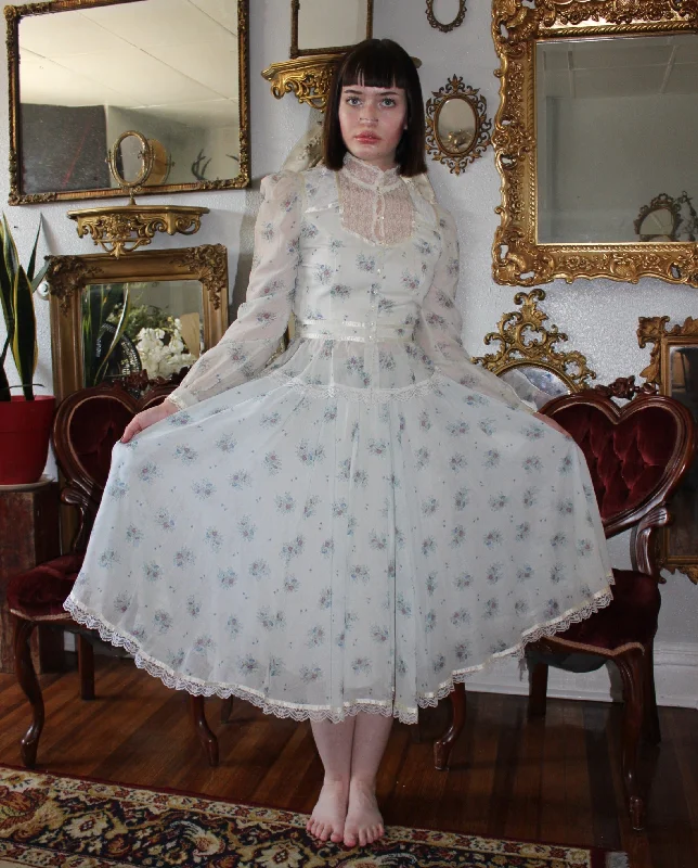 Deal of the Week Gunne Sax Blue Top and Skirt Set
