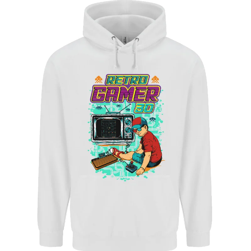Last Chance Retro Gamer Arcade Games Gaming Mens 80% Cotton Hoodie