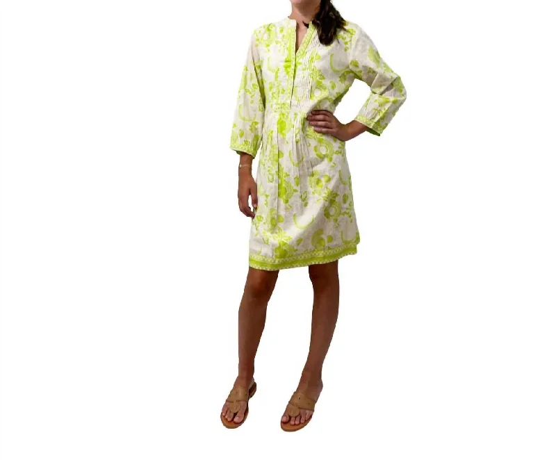 Steals and Deals Maye Mini Dress In Lime