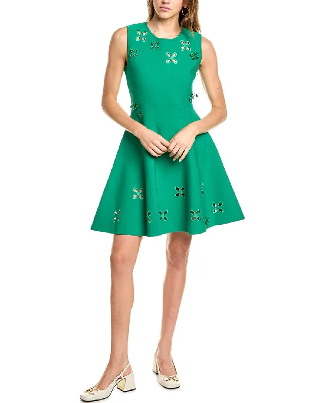 Last Chance Oscar de la Renta Crystal A-Line Dress