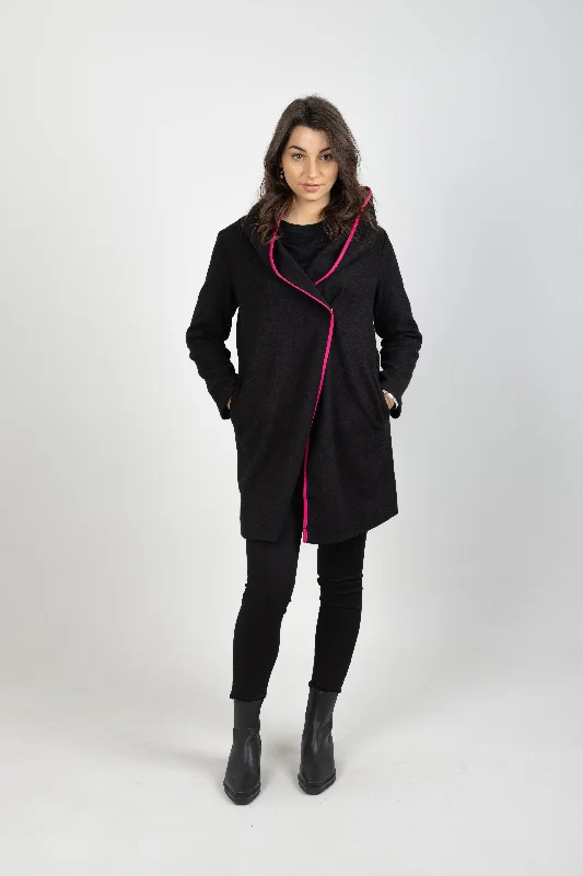 Steals and Deals CITIZEN JACKET BLACK/FLAMINGO