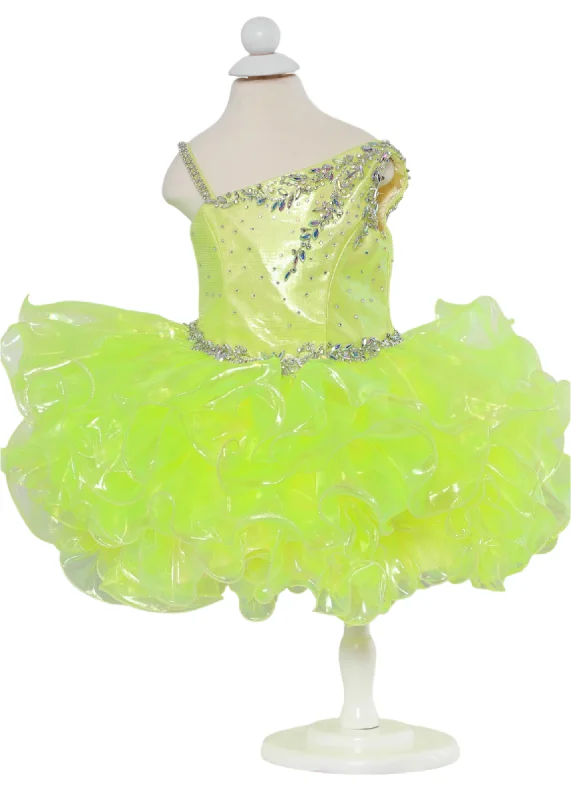 Exclusive Savings Sugar Kayne C214 12 months Lemon Lime Cupcake Girls Pageant dress