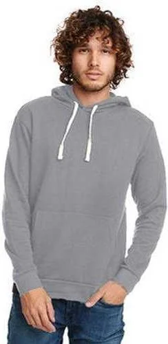 Crazy Deals Next Level 9303 Unisex Santa Cruz Pullover Hooded Sweatshirt - Leadark Grayay