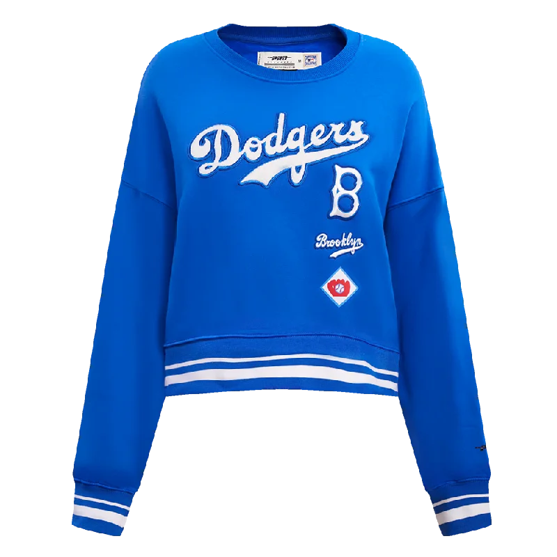 Exclusive Deal SUDADERA DE CUELLO REDONDO MLB BROOKLYN DODGERS RETRO CLASSICS PARA MUJER