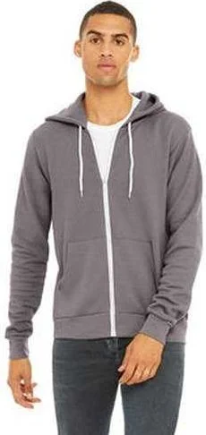 Low Prices Bella + Canvas 3739 Unisex Poly-Cotton Fleece Full-Zip Hooded Sweatshirt - Storm Low Prices Bella + Canvas 3739 Unisex Poly-Cotton Fleece Full-Zip Hooded Sweatshirt - Storm