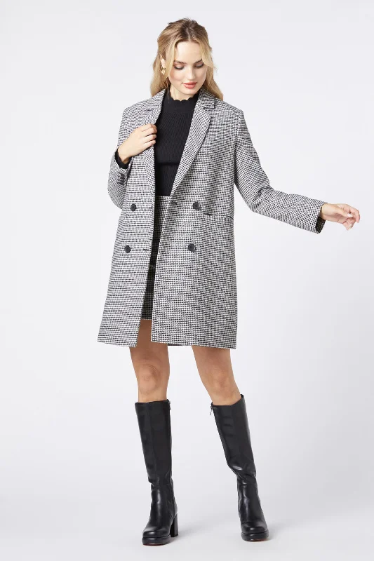 Crazy Deals Clarissa Houndstooth Coat