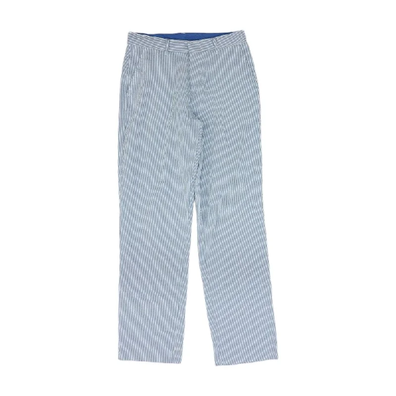 Limited Time Discount White Striped Chino Pants