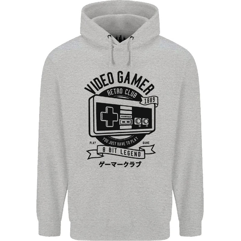 Super Savings Video Gamer Retro Club Gaming Mens 80% Cotton Hoodie