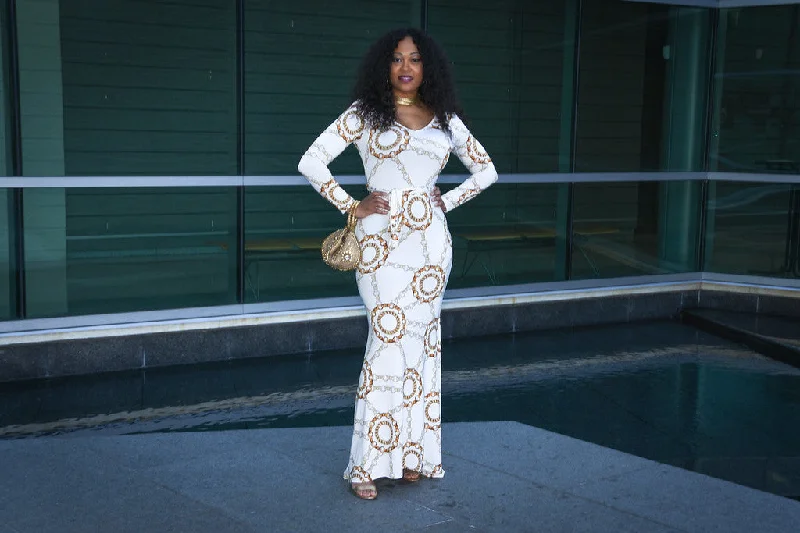 Price Rollback Forever My Lady Maxi Dress in White
