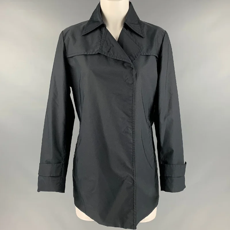 Price Cut CoSTUME NATIONAL Size 6 Black Polyester Blend Jacket
