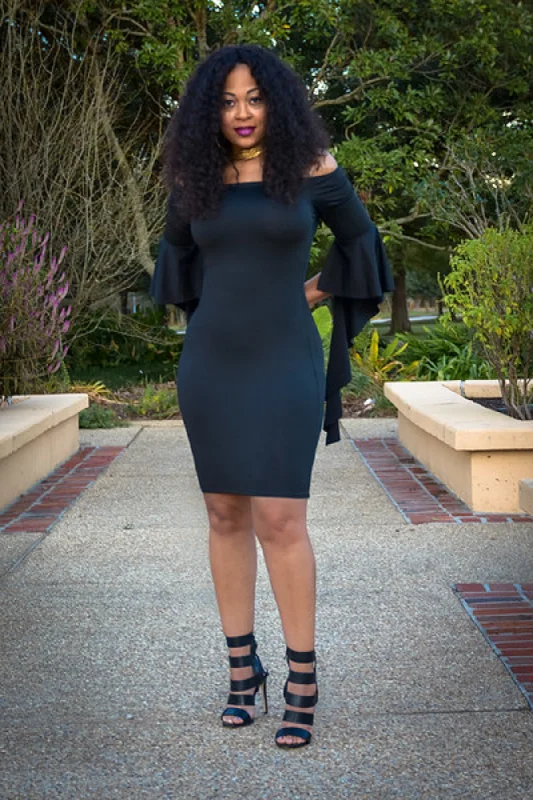 New Deals Whatever You Want Dress (Available in Black or Burgundy)