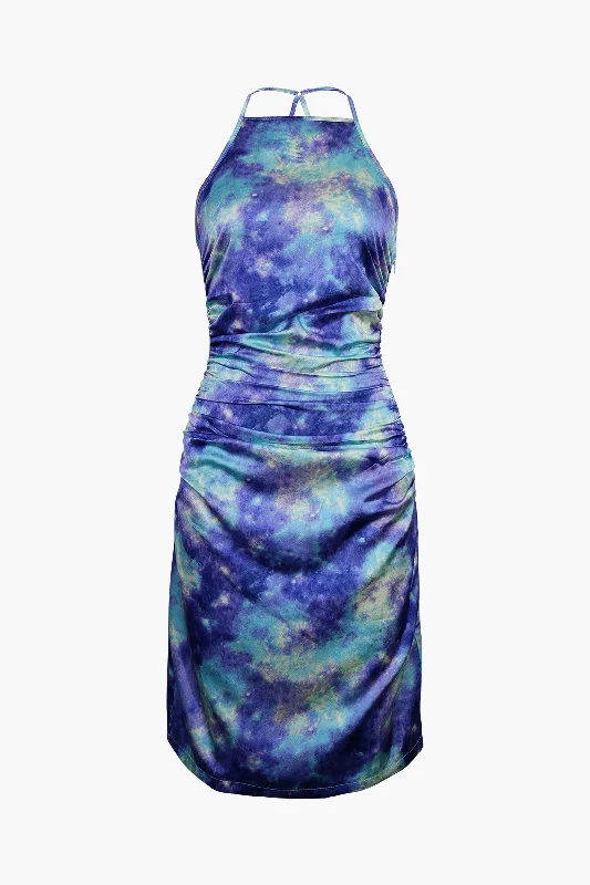 Exclusive Online Offer Deep In Outer Space Printed Dress