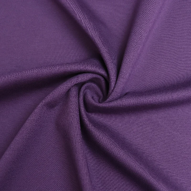 Price Slash Viscose Ponte Di Roma - Purple