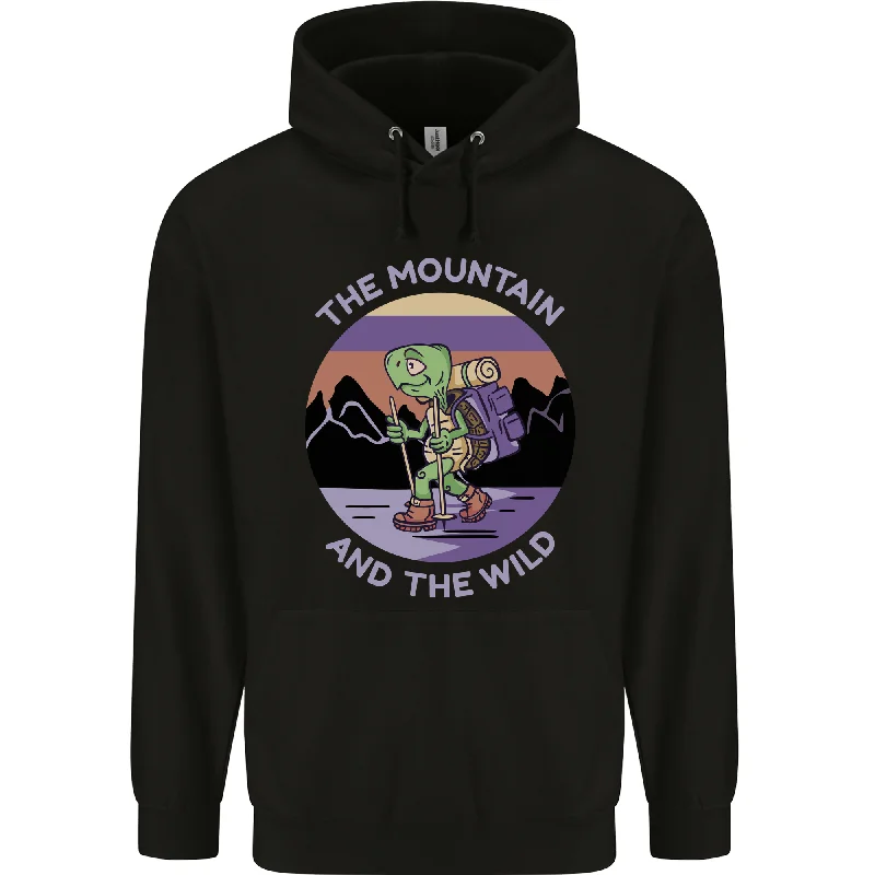 Daily Deals Turtle Hiking Trekking Tortoise Camping Mens 80% Cotton Hoodie